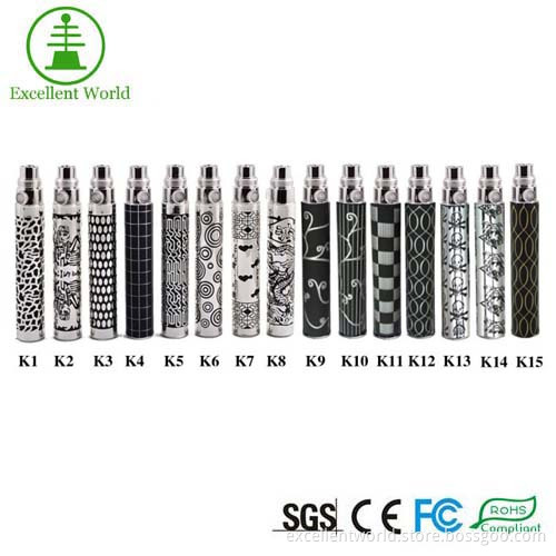 High Quality Various Kinds of EGO Etched Battery